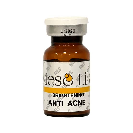 خرید آنلاین کوکتل مزوتراپی آنتی آکنه مزولایک اصلی ضد جوش و روشن کننده پوست ارسال فوری mesolike anti acne