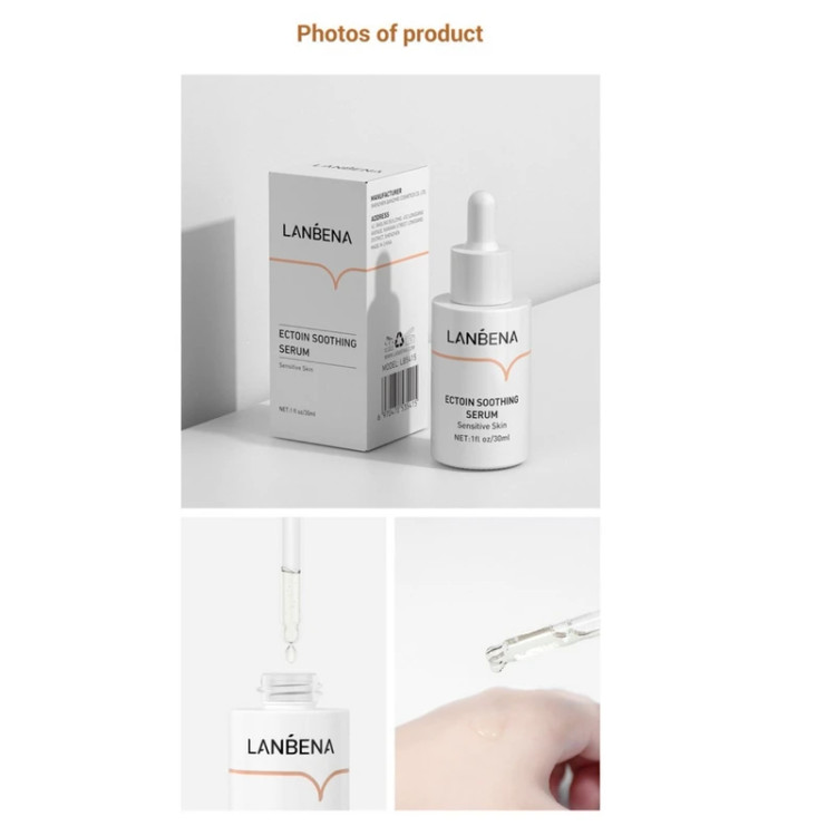 خرید سوتینگ سرم لانبنا سرم ضد التهاب قرمزی ترمیم کننده و آبرسان پوست lanbena soothing serum ارسال فوری