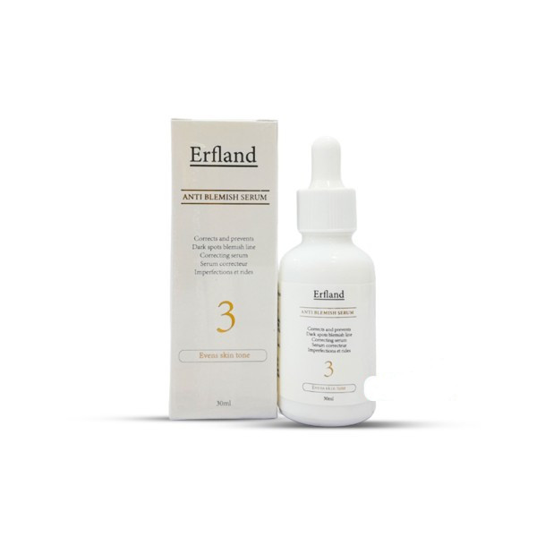خرید سرم آنتی بالمیش ارفلند سرم ضدلک و روشن کننده پوست ارفلند ارسال فوری erfland anti blemish serum