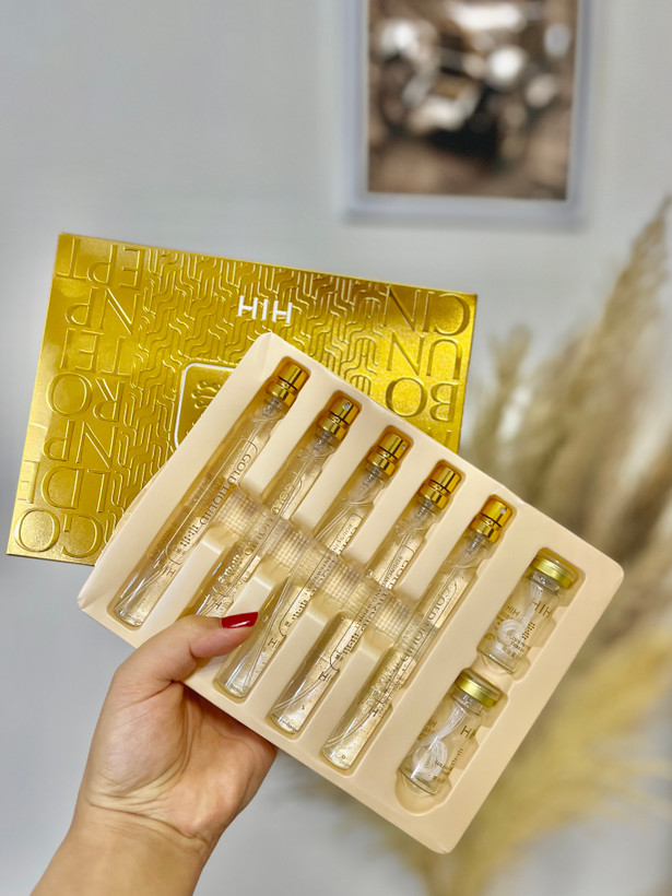 خرید آنلاین پک نخ کلاژن ساز جذبی طلا HIH اصلی ارسال فوری Collagen thread