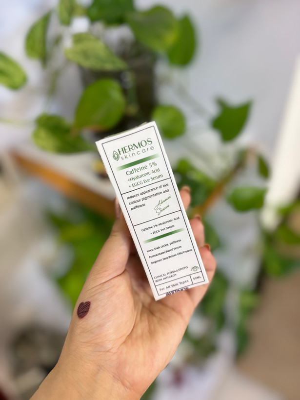 خرید سرم دور چشم کافئین هرموس ارسال فوری hermos eye coffeen serum