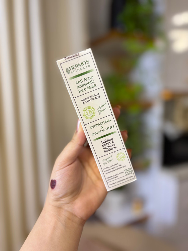 خرید ماسک ژل کرم آنتی آکنه و ضد جوش هرموس ارسال فوری anti acne hermos mask
