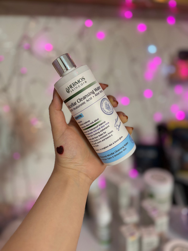 خرید میسلار واتر هیالورونیک اسید و آلوئه ورا هرموس ارسال فوری hermos hyaluronic acid misellar cleaning water
